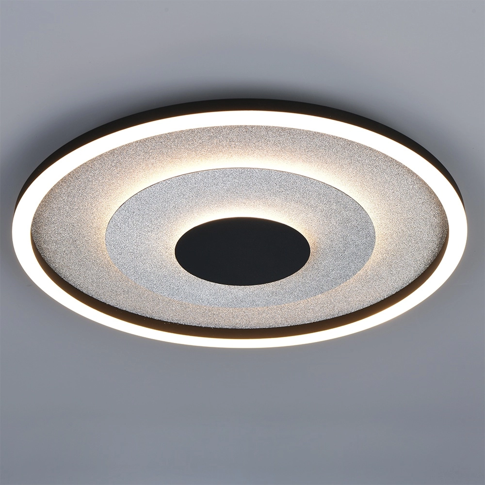 Deckenlampe Yomo Schwarze Runde Trio 4017807704457