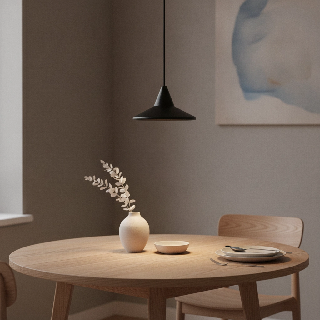 Pendelleuchte Dro schlankes Design schwarz