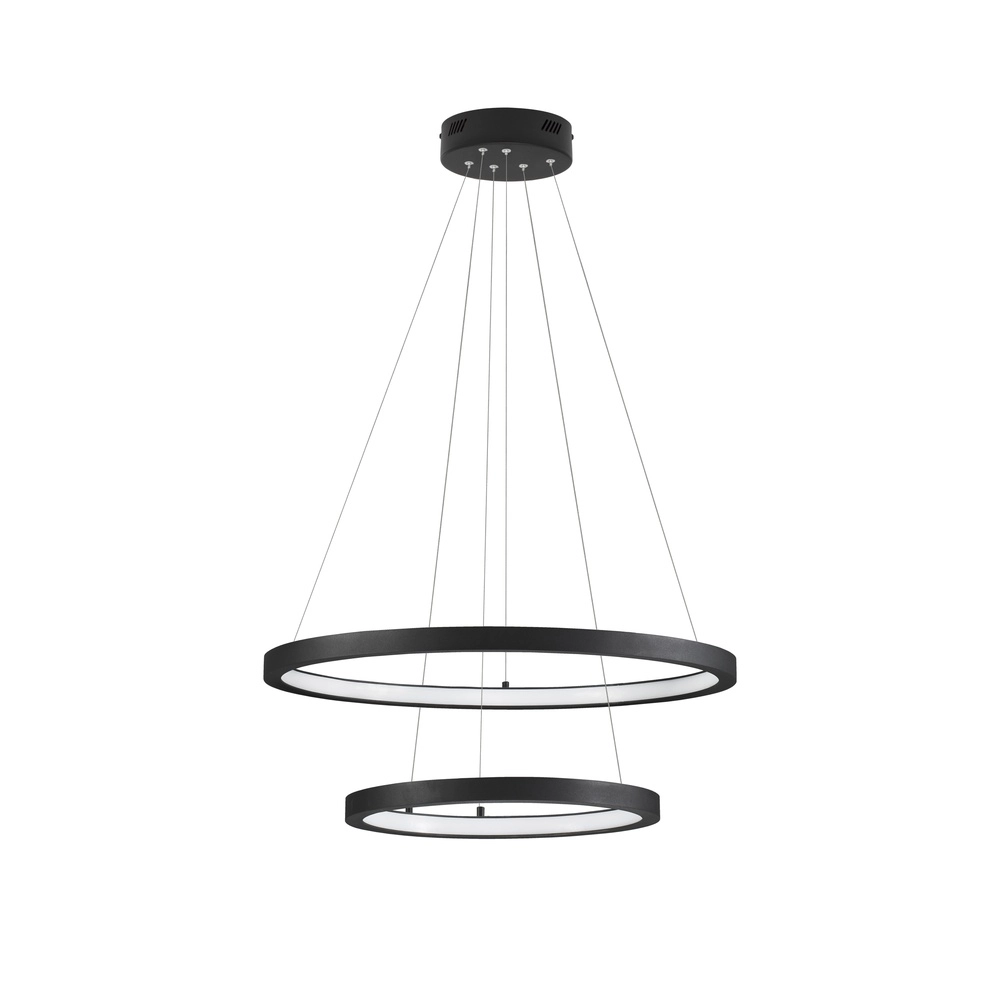 Schwarze Pendelleuchte Empatia Design doppelt Lyora 5212017442680