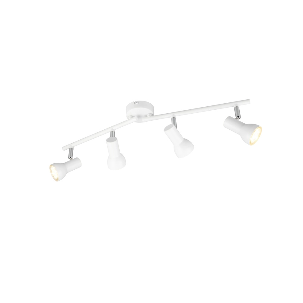 Deckenlampe Cantar Weiß 4-flammig