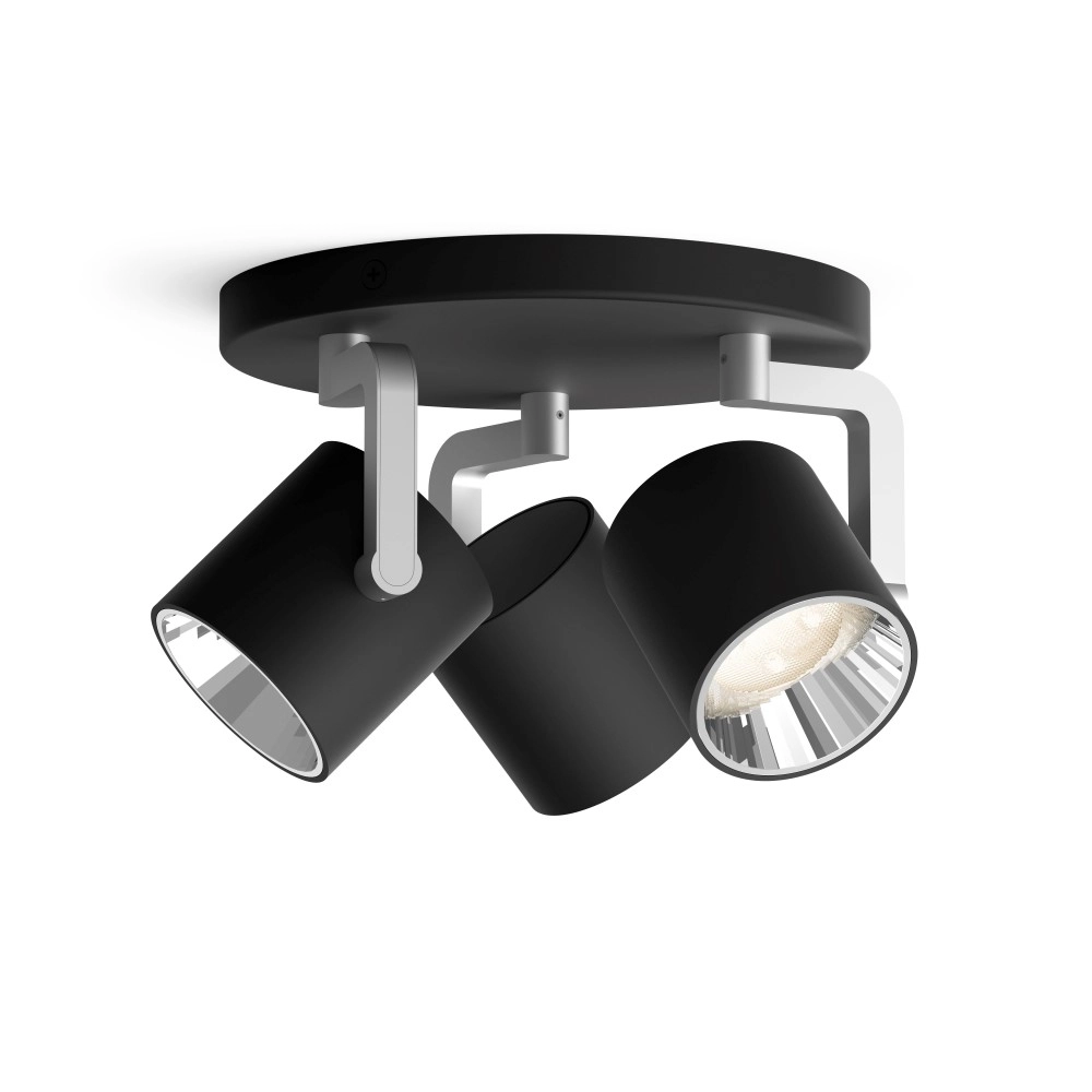 Strahler Byrl 3-Licht-Schwarz Philips 8718696170212