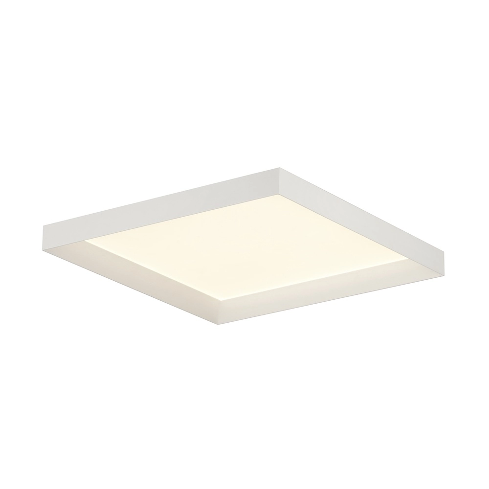 Quadratische Deckenlampe Escondida Weiß