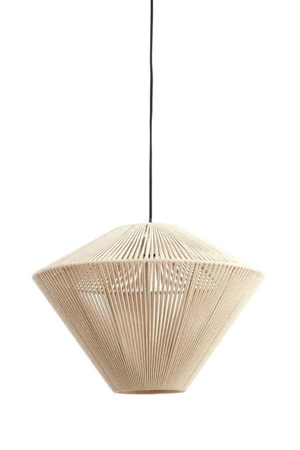 Pendelleuchte japandi Felida Ø 56cm creme Light & Living 8717807694364