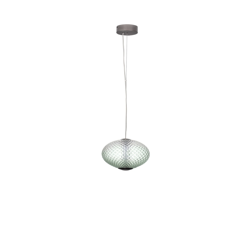 Pendelleuchte Aora ovales grünes Glas Lyora 5212017483850