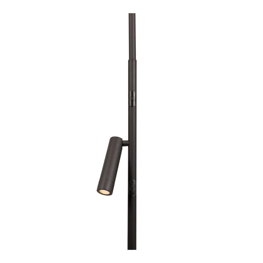 Design-Stehlampe Celeste schwarz Ø 28 cm mit Leselampe Lucide 5411212032263