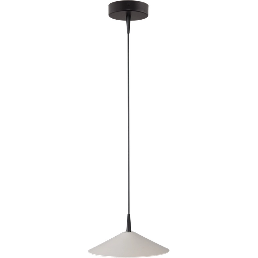 Design-Pendellampe Ceppo schwarz mit weißem Ø 22 cm