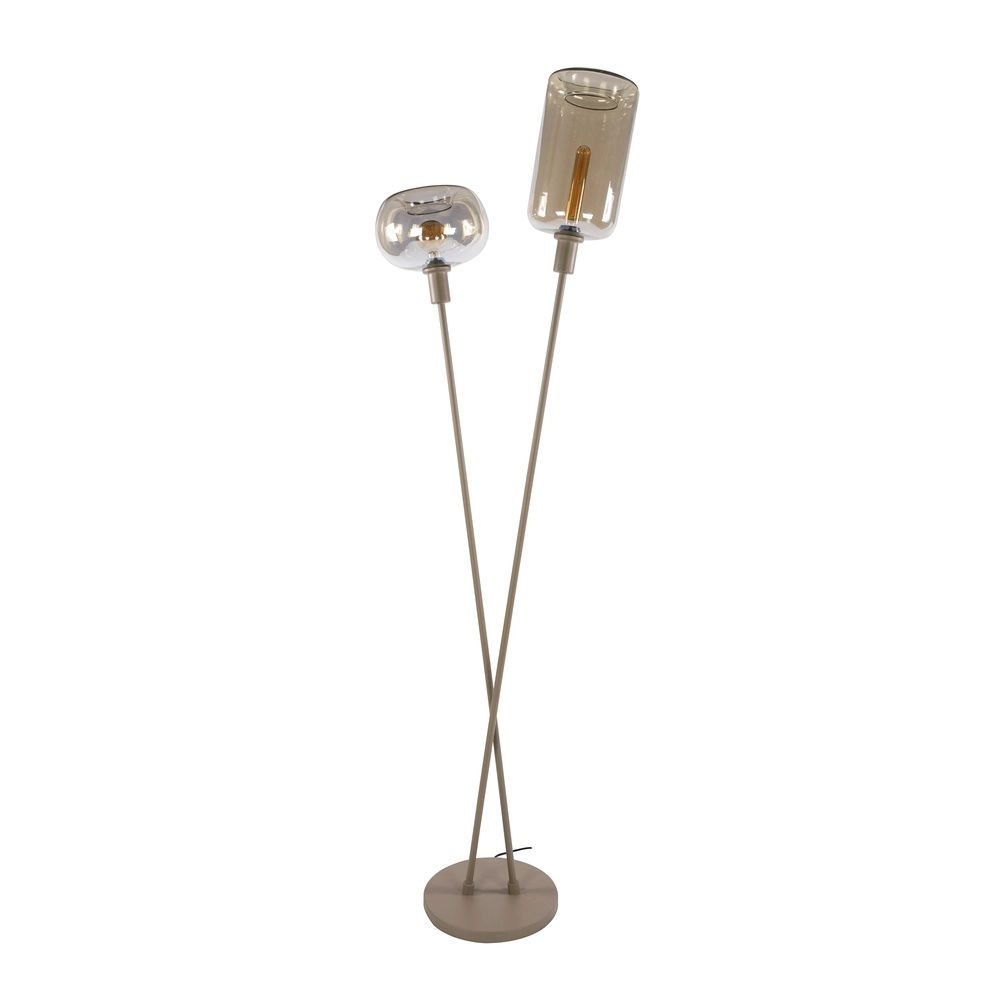 Moderne Stehlampe Serene Sandbraun Lyora 8716803514744