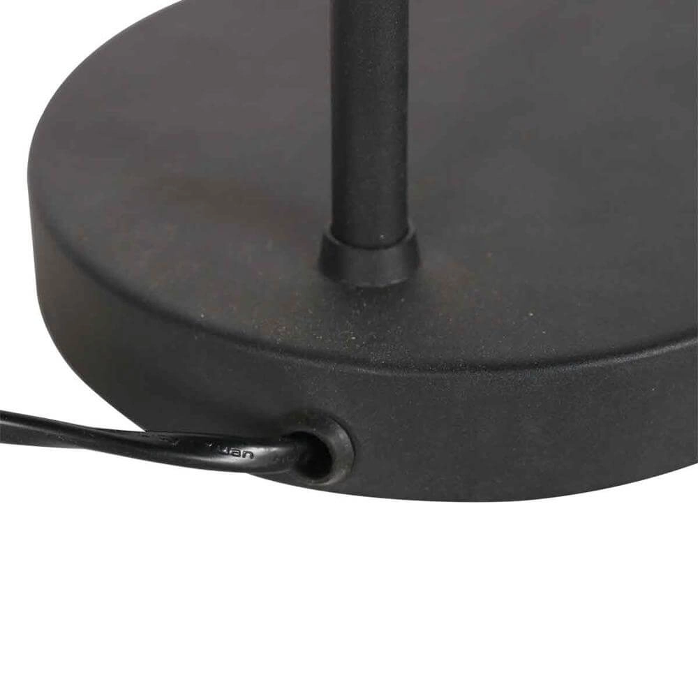 Tischlampe Prato schwarz mit gold Steinhauer 8712746176391
