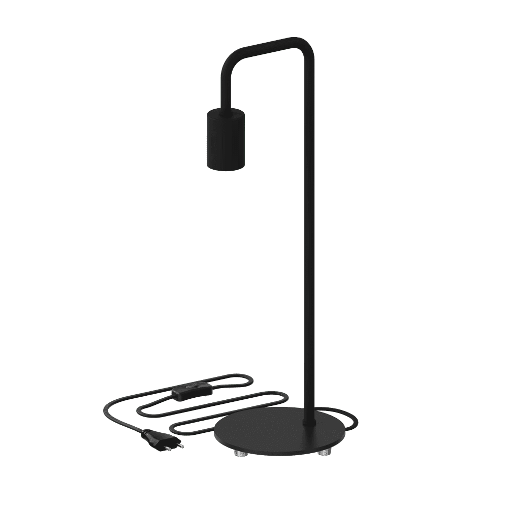 Schwarze Tischlampe Calexa