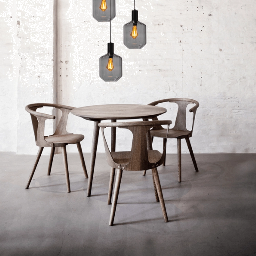 3-flammige Loft-Hängelampe - Schwarz - Porto mit Jagger-Rauchbrille Masterlight 8718121270869