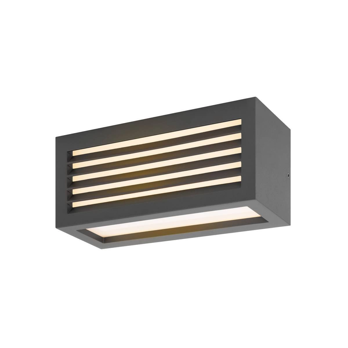 Wandleuchte Box-L 25 cm Anthrazit
