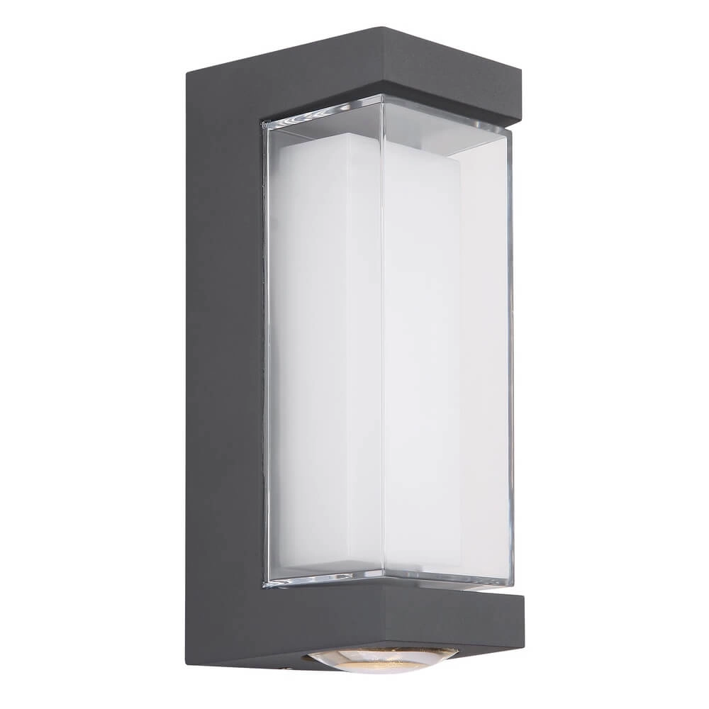 Design-Wandleuchte Plixon anthrazitfarbenes Rechteck Globo 9007371455430