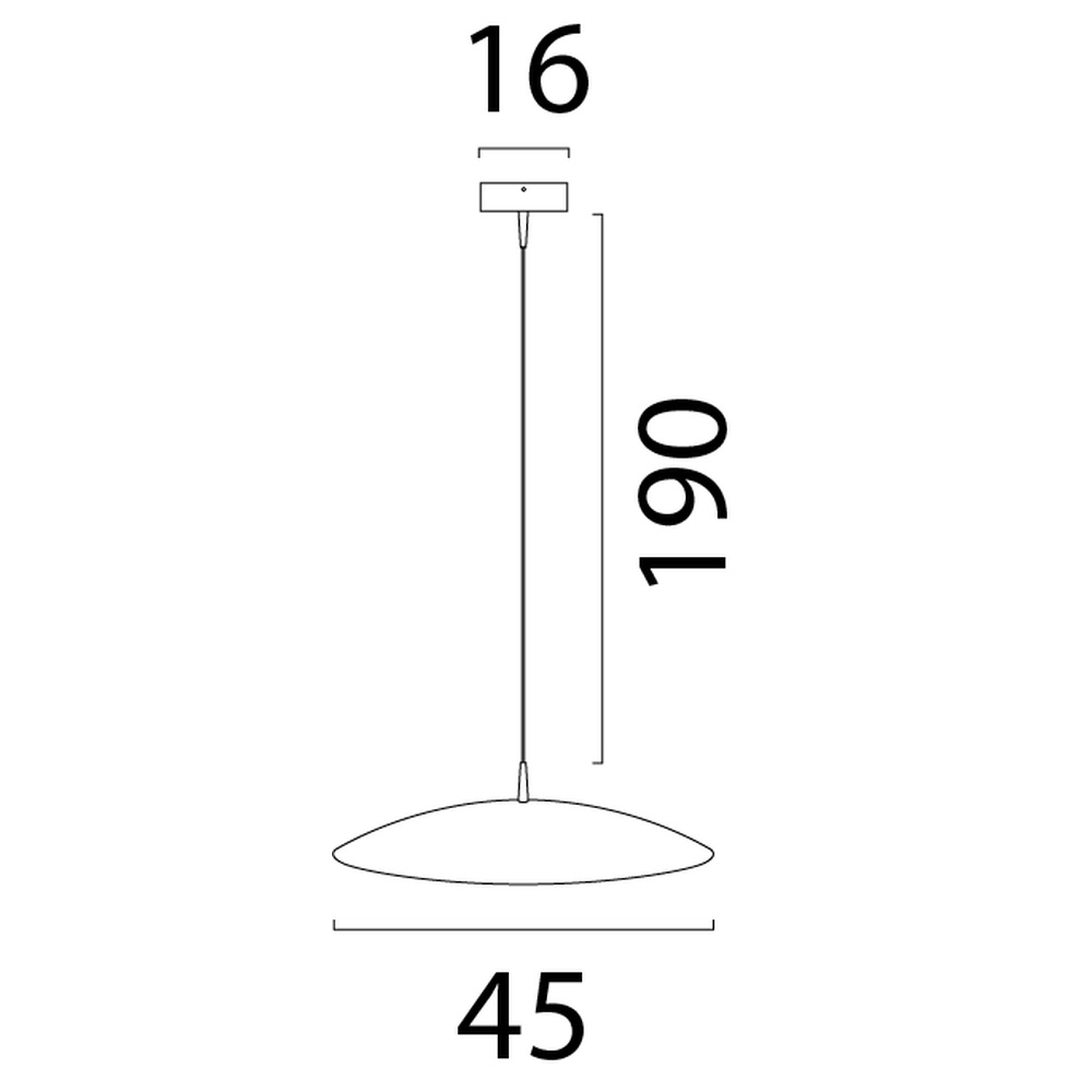 Pendellampe Scala Ø 45 cm Kakaobraun Masterlight 8718121349909