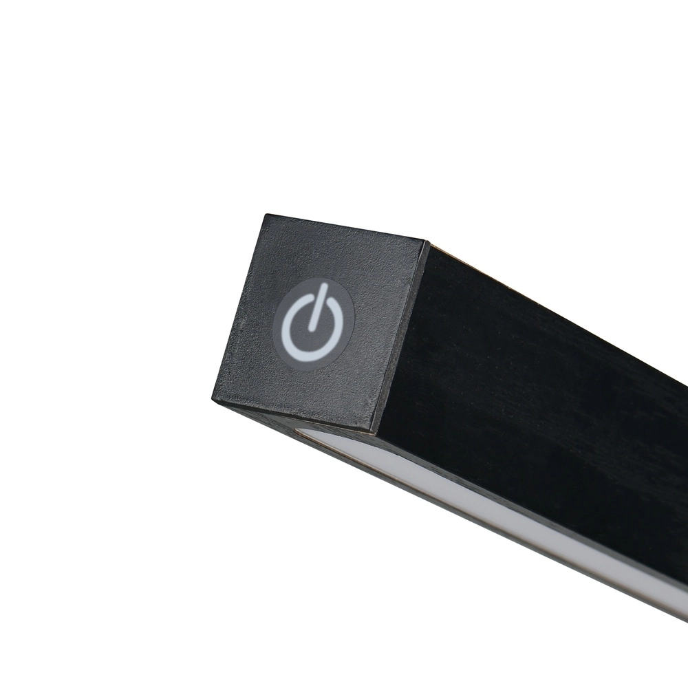 Design-Tischleuchte Skip Wiederaufladbar Schwarz Trio 4017807643473