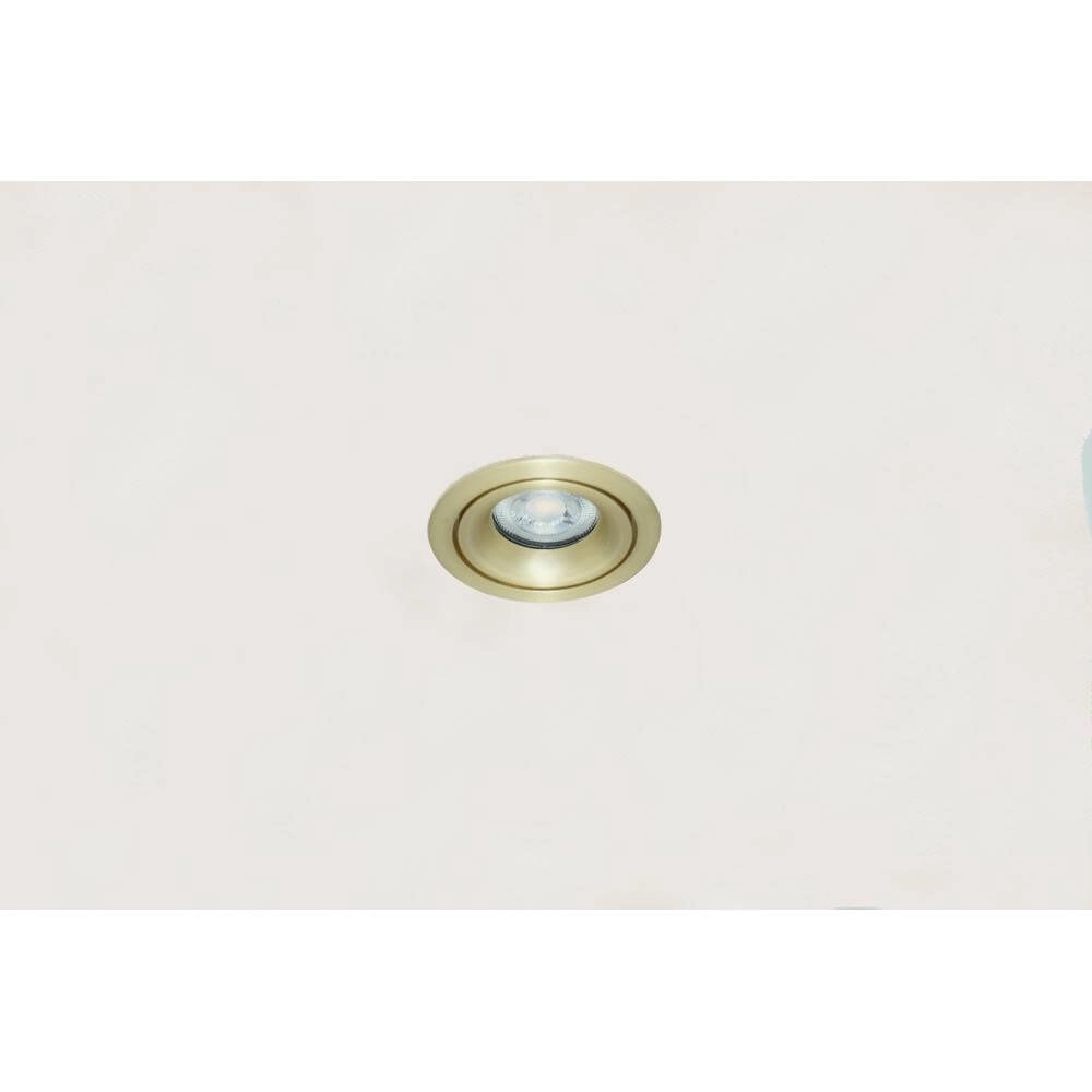Runder Einbaustrahler Alice mattes Gold Artdelight 8720701100381