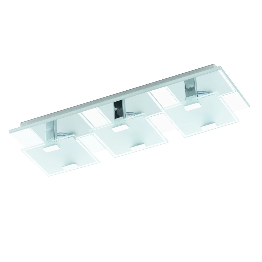 Moderne Deckenlampe Vicaro 3-Licht Chrom