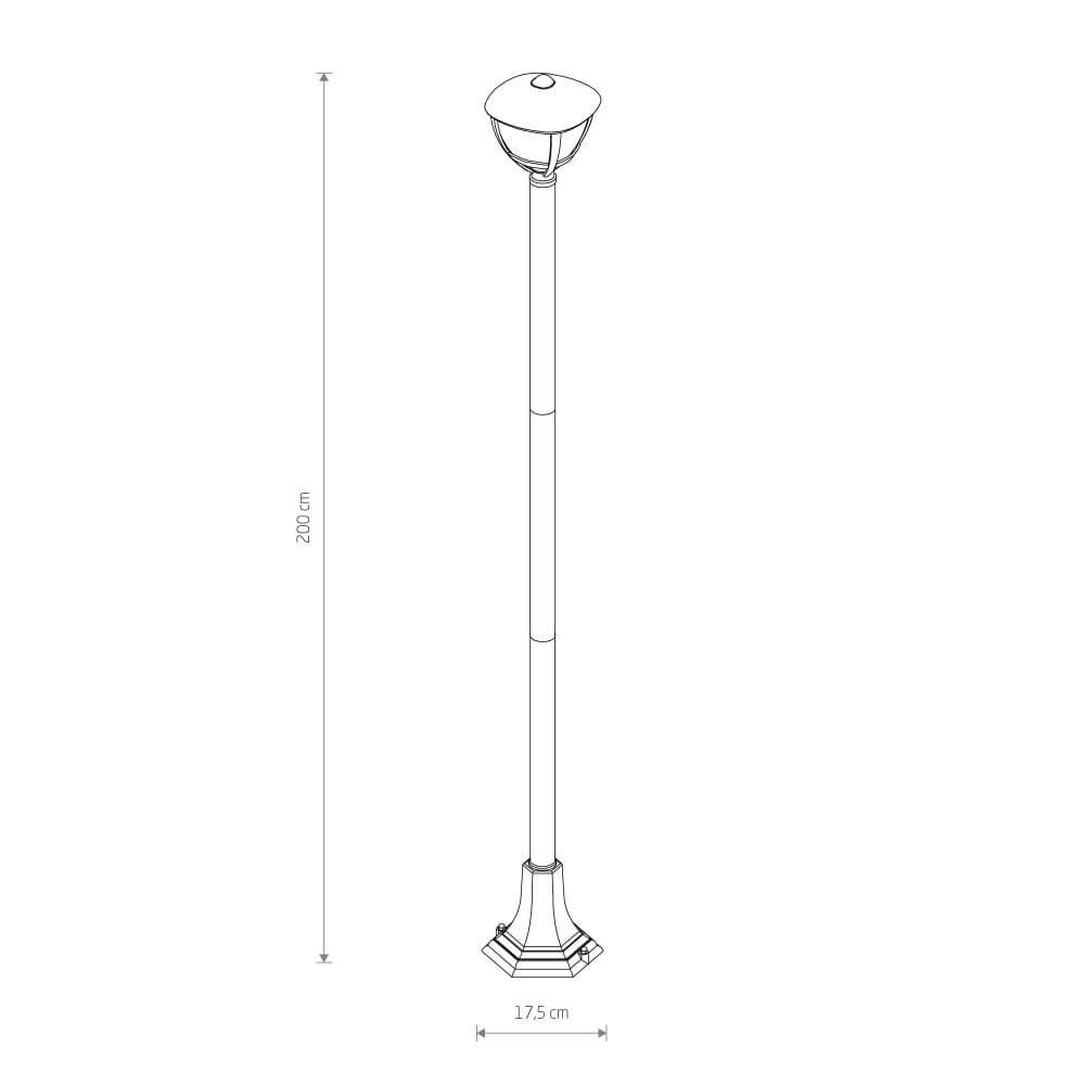 Wegbeleuchtung Amelia 2m Lyora 5903139104982