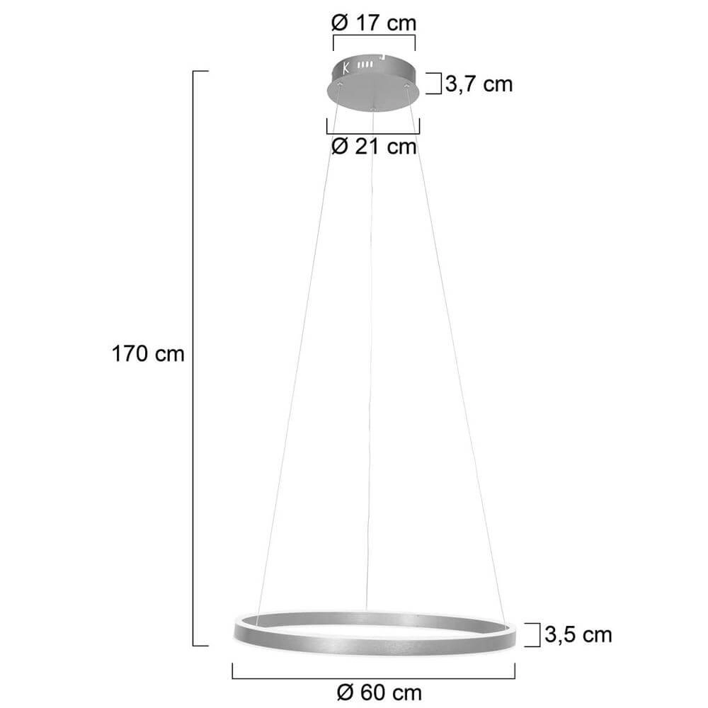 Design-Pendelleuchte Ringlux Metall Steinhauer 8712746173154