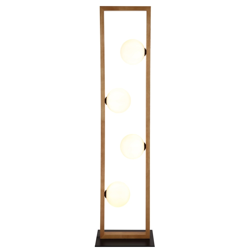 Design-Stehlampe Nanda Holz Globo 9007371507948