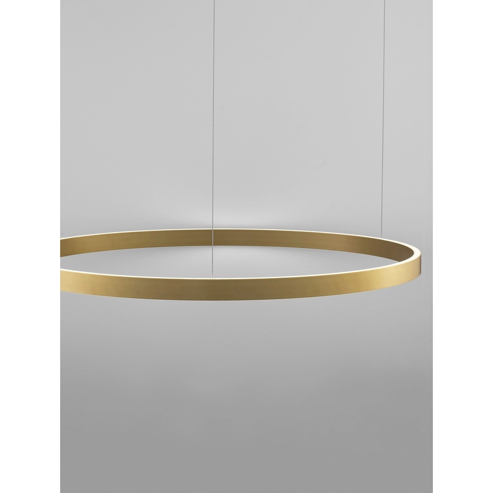 Goldene Pendelleuchte Elowen Ausführung Ø 98cm Lyora 5212017439147
