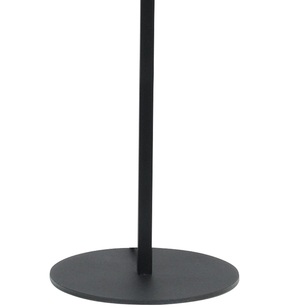 Schwarze Tischlampe Venus mit schwarzem Lampenschirm Masterlight 8718121218281