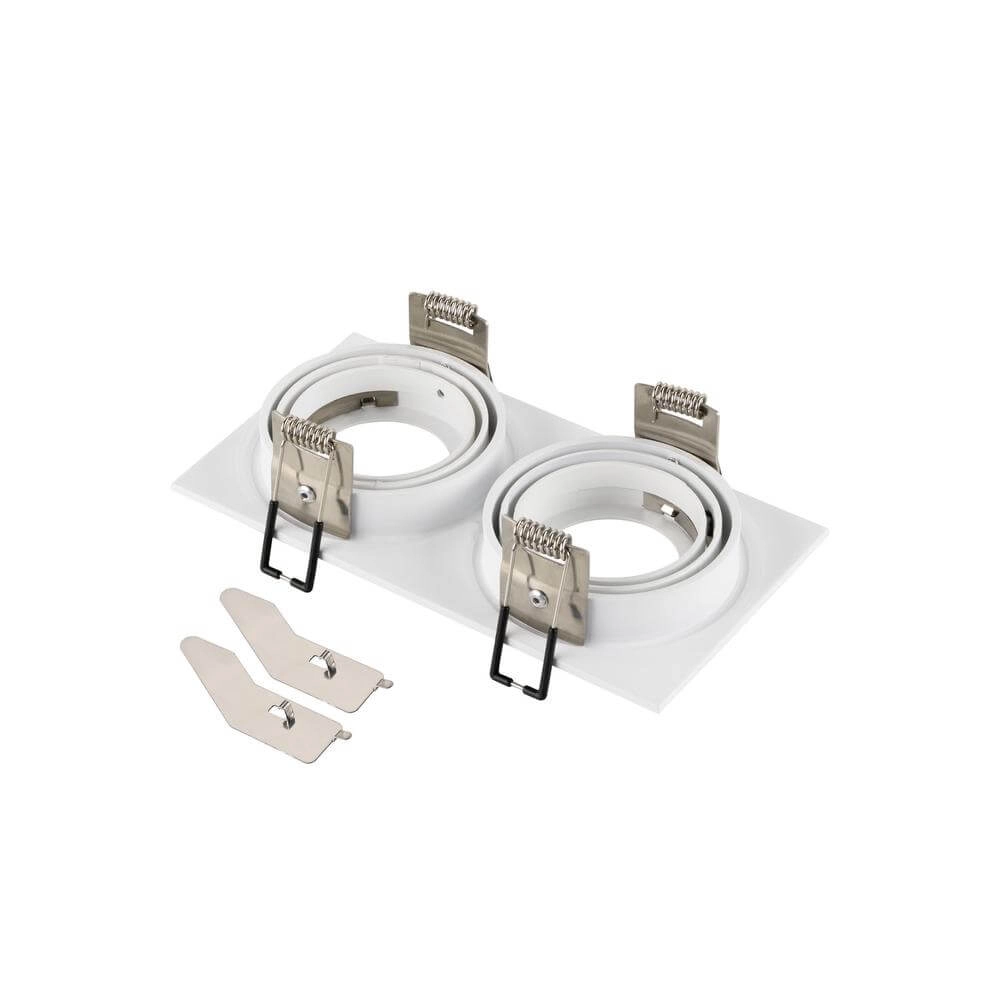 Weißer vertiefter Ring New Tria 155 rechteckig SLV 4024163291491