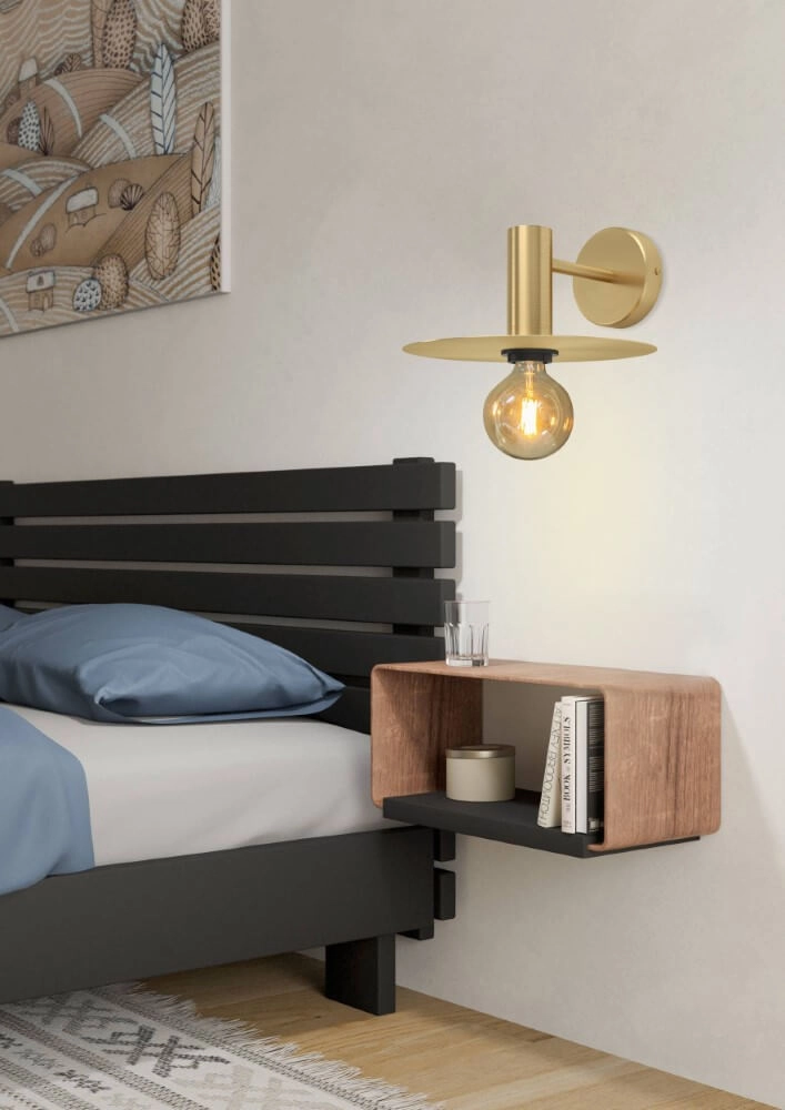 Goldene Wandlampe Escandell Eglo 9008606273898
