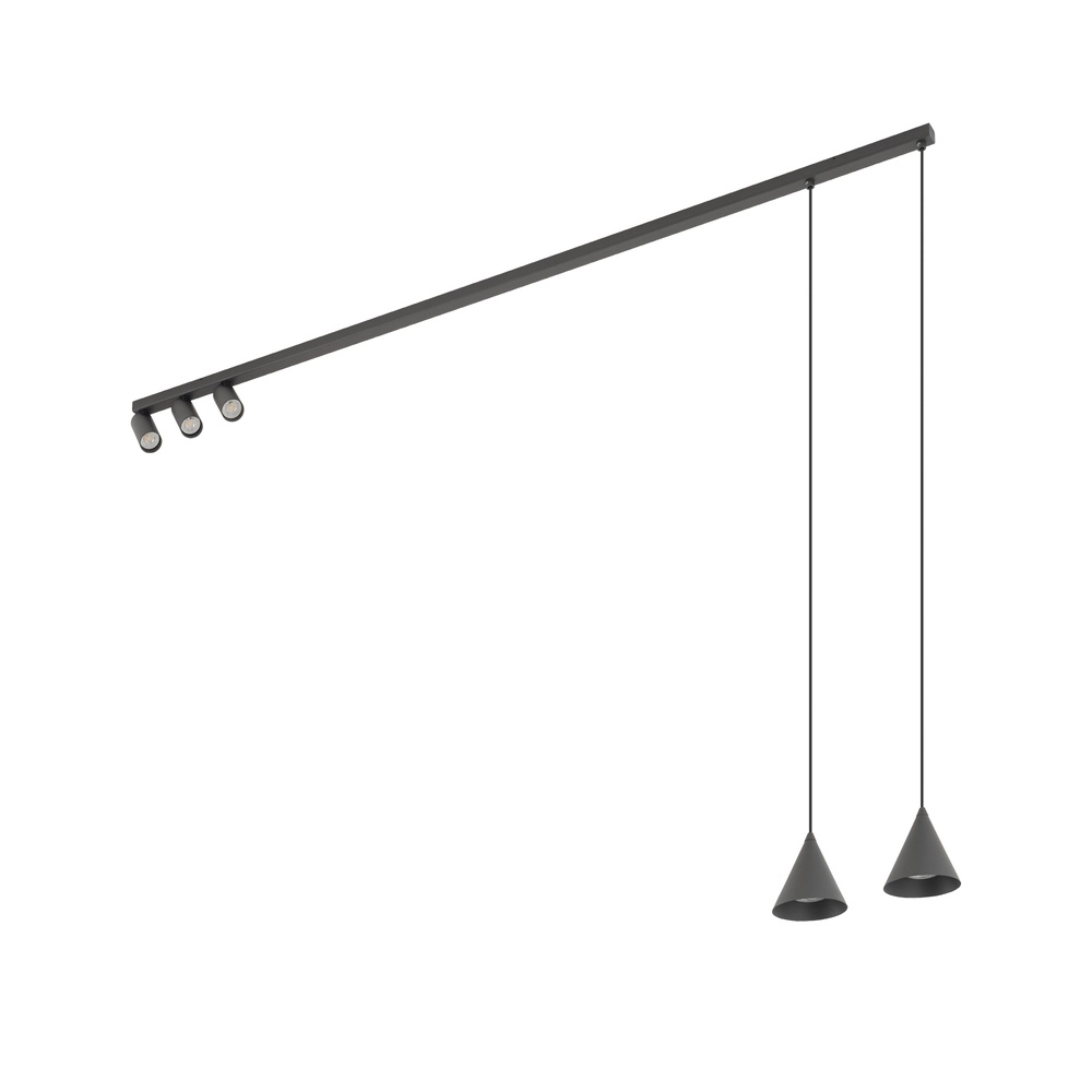 Decken- und Pendellampe Fourty Umbra Grey