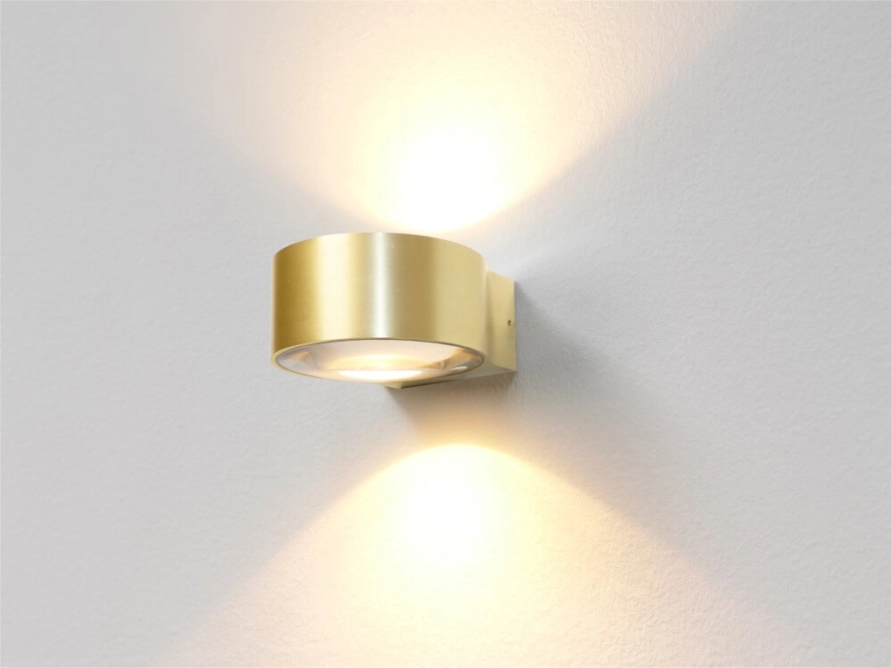 Design-Wandleuchte Hudson Gold