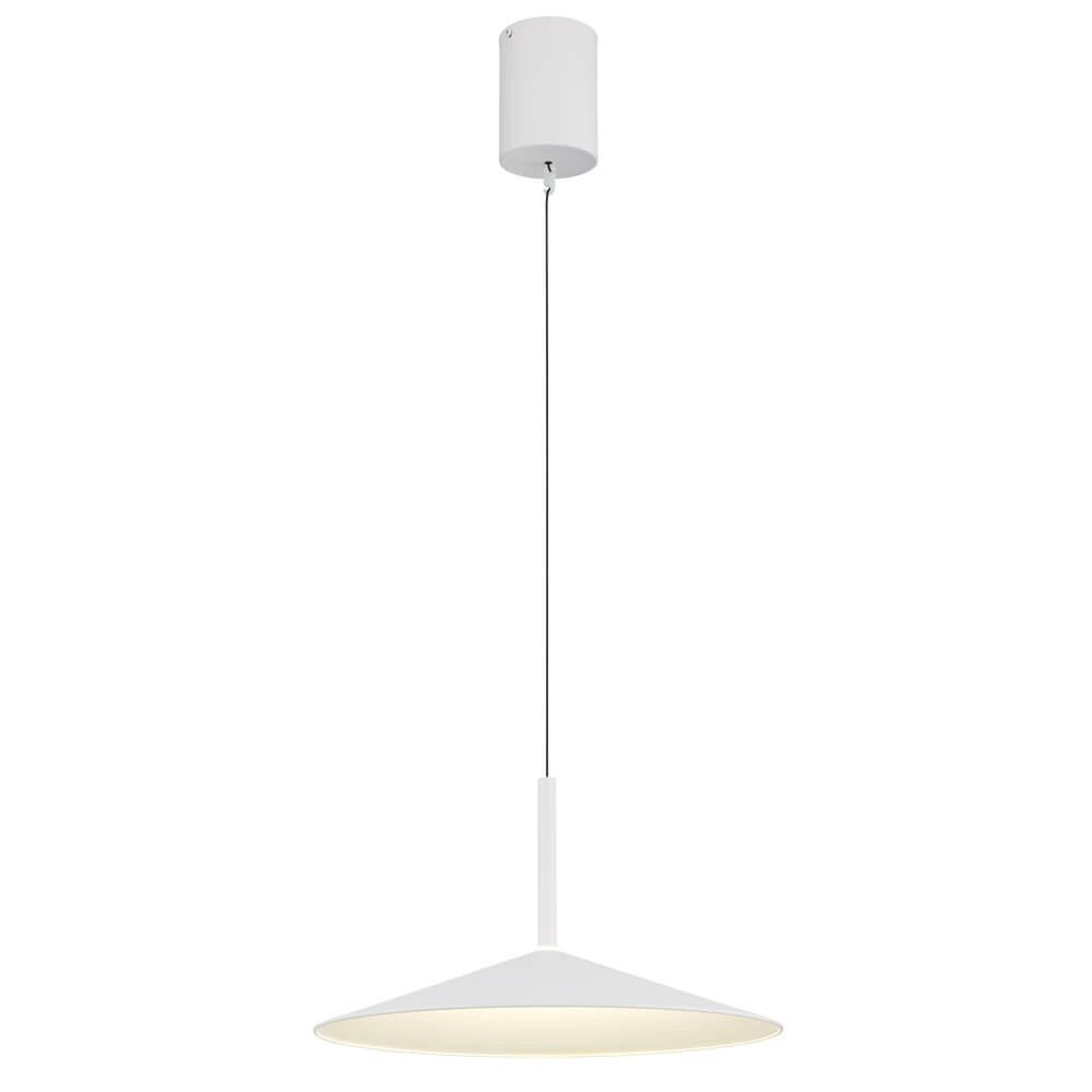 Runde Pendelleuchte Lampone weißes Design Ø 47,5cm