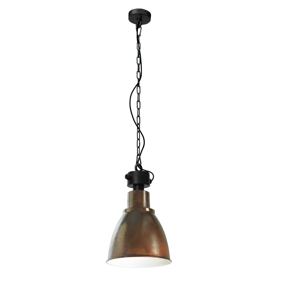 Pendelleuchte Industria 27 Kupferbraun mit schwarz Masterlight 8718121232478