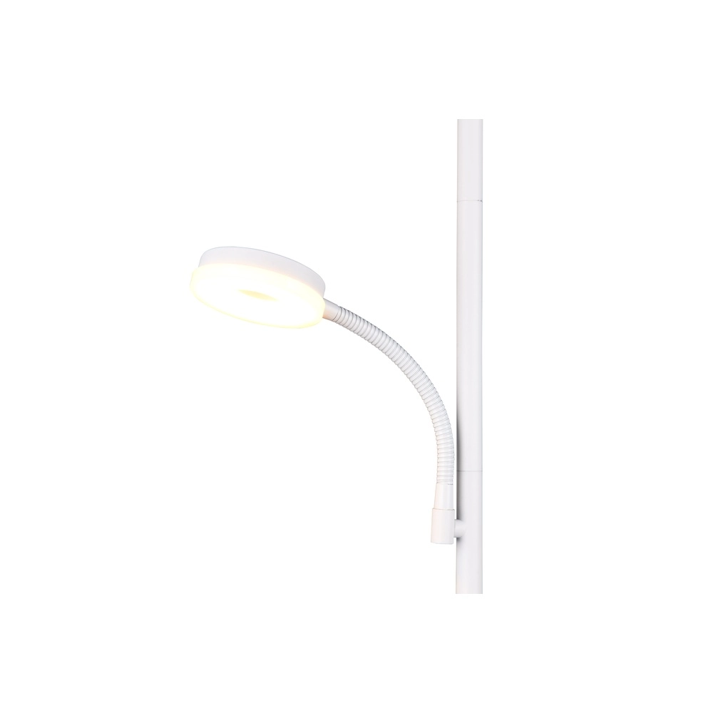 Stehlampe Specter weiß mit Leseleuchte Trio 4017807612301