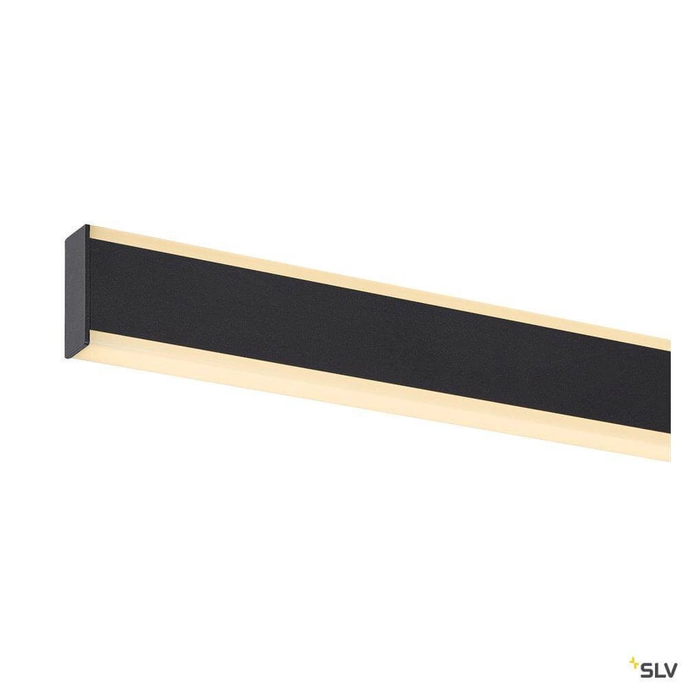 Schwarze Hängelampe One Linear 2x15w - 140cm SLV 4024163262651