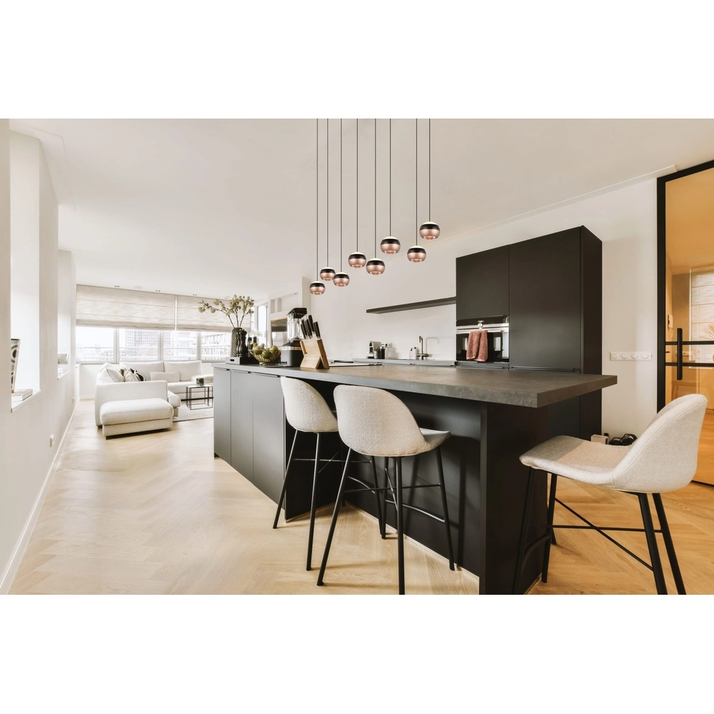 Design-Pendellampe Orbit 8-Licht-Gerade Trio 4017807578850