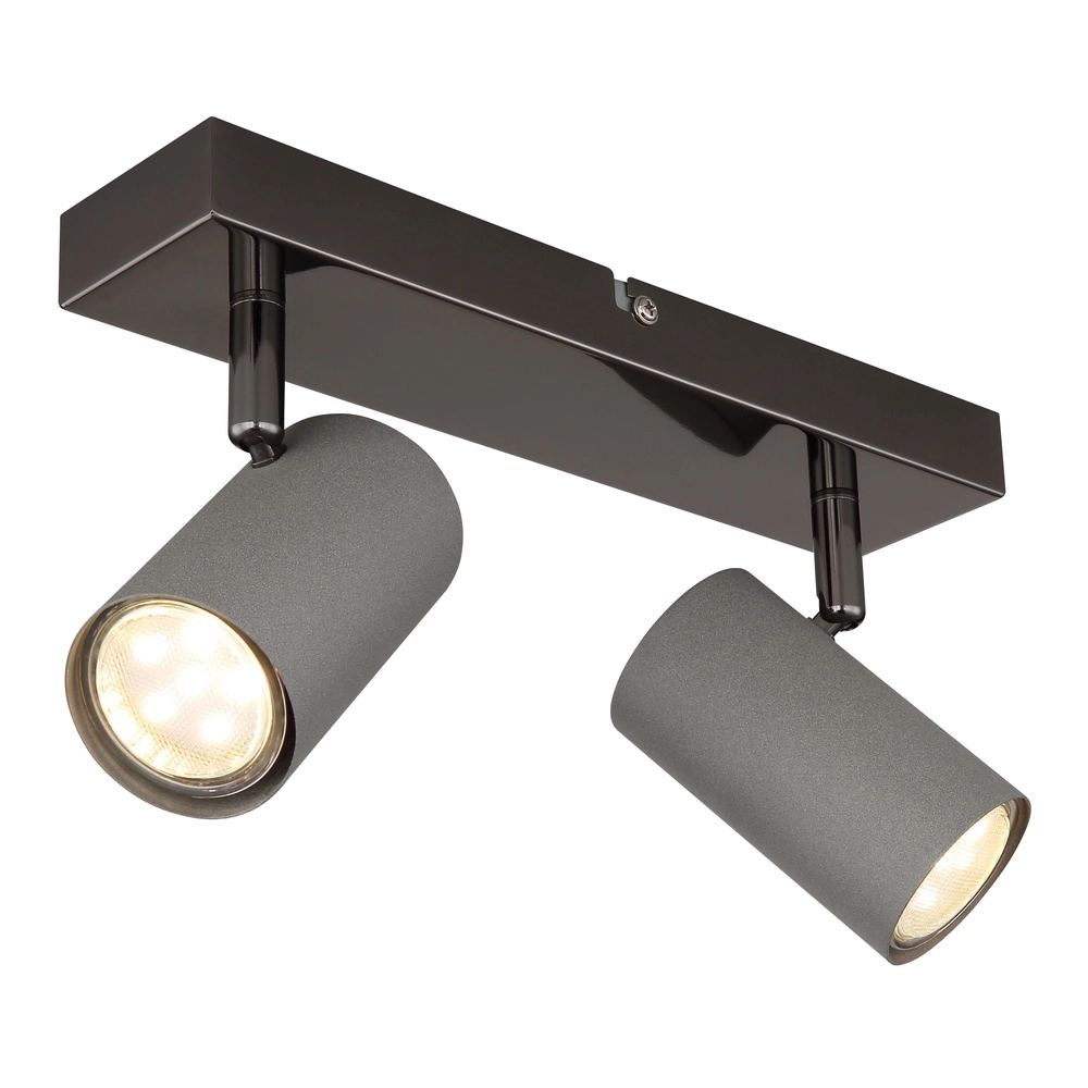 Deckenlampe 2-Leuchten Robby Gunmetal
