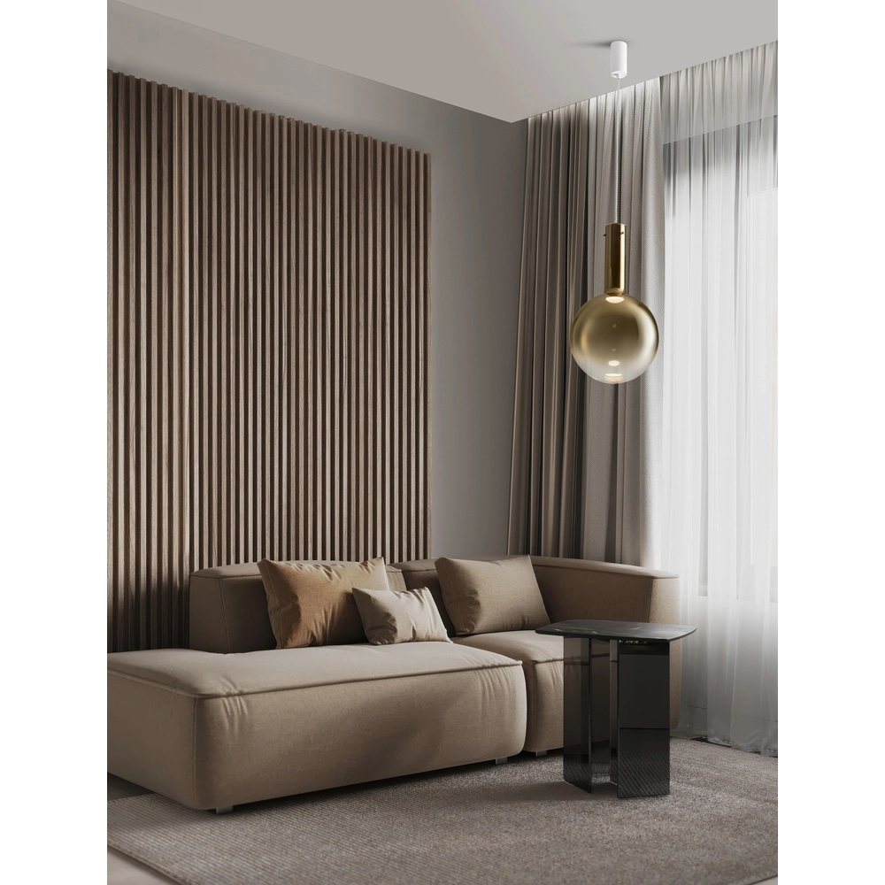 Pendelleuchte Nostos Goldglas Ø 30cm Lyora 5212017484178