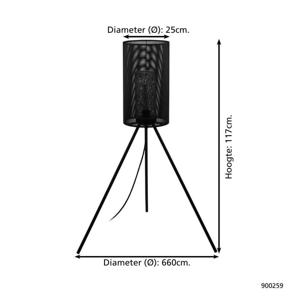 Stativ-Außenlampe Ladunara Eglo 9008606232499