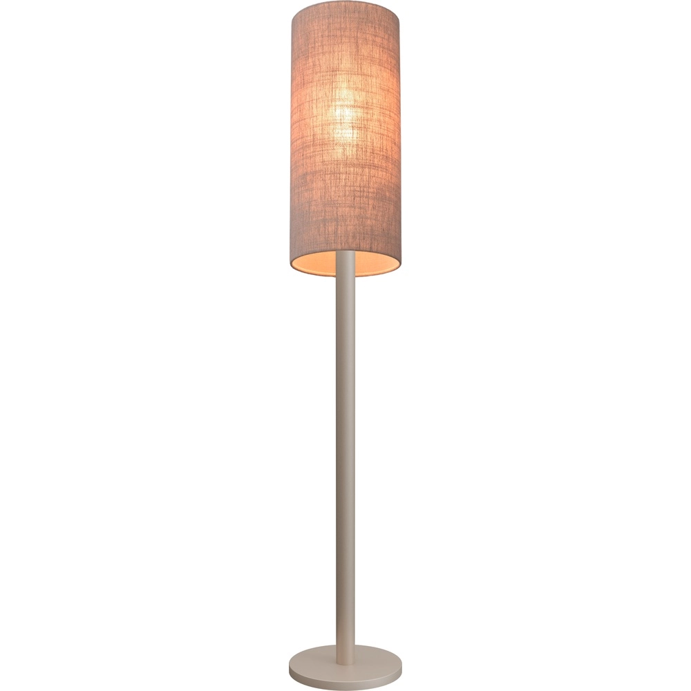 Stehlampe Lisbourg Beige Terra mit beigegrauem Farbton