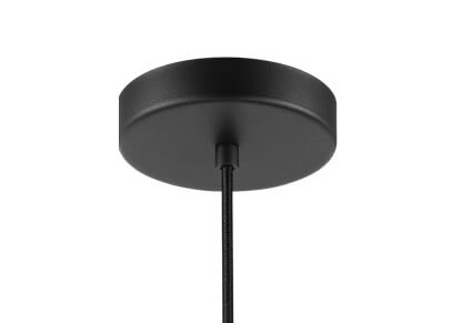 Hängelampe aus Glas Keyns schwarz mit Rauchglas Eglo 9002759324667