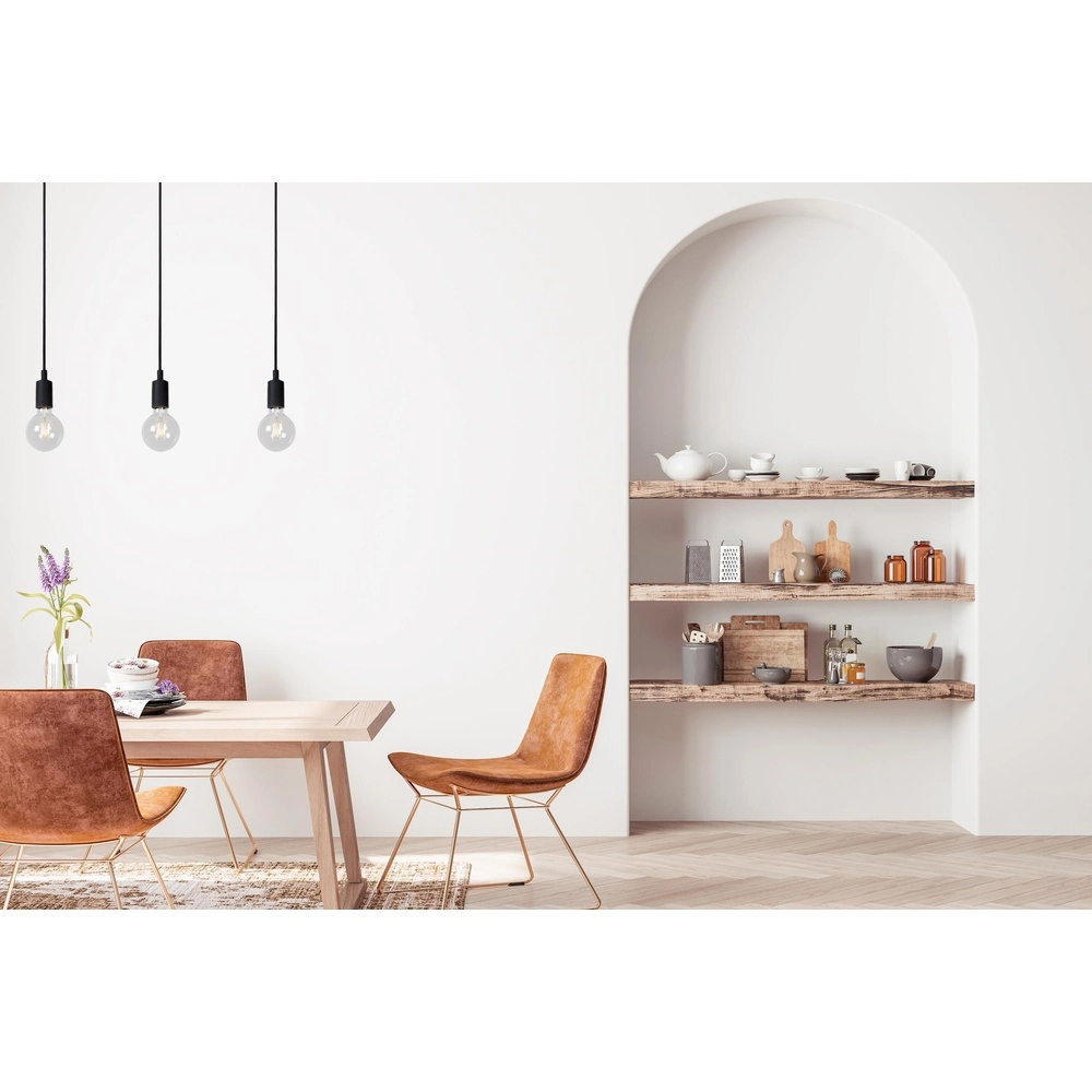 Pendellampe Fix 3-Licht Schwarz Lucide 5411212082725