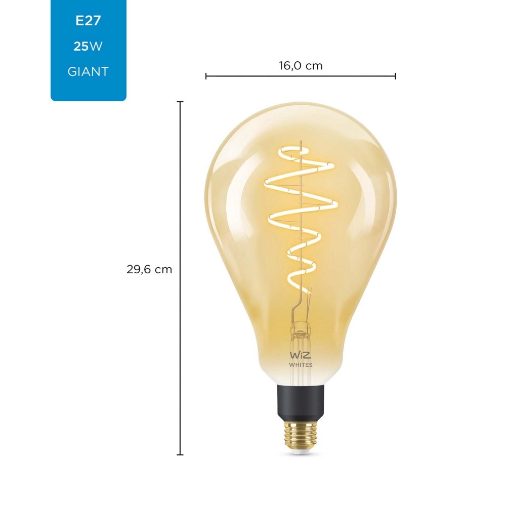 Goldline-Glühbirne 6,5W - E27 - Led WiZ 8718699786854