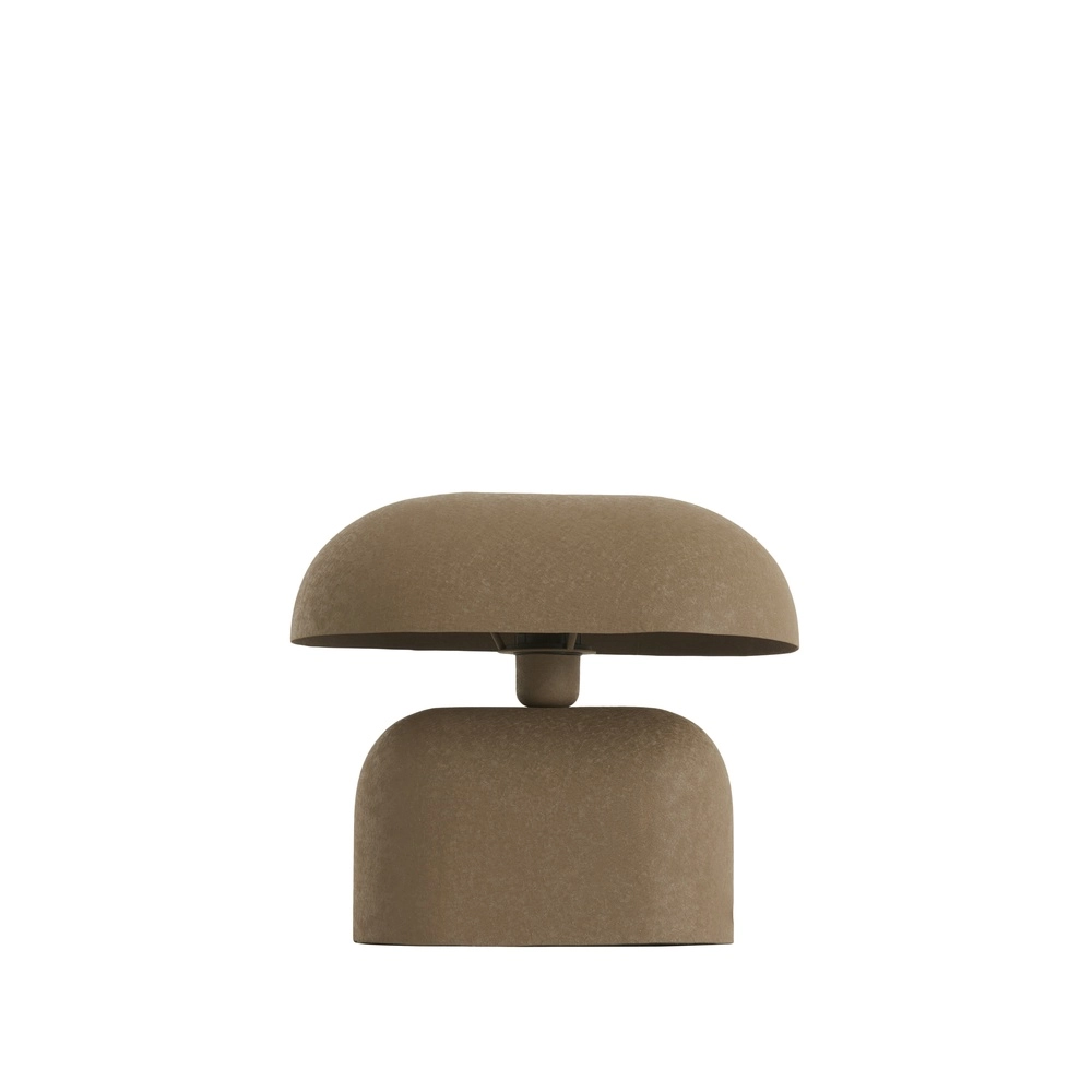 Tischlampe Todd Oval – matt dunkelbraun