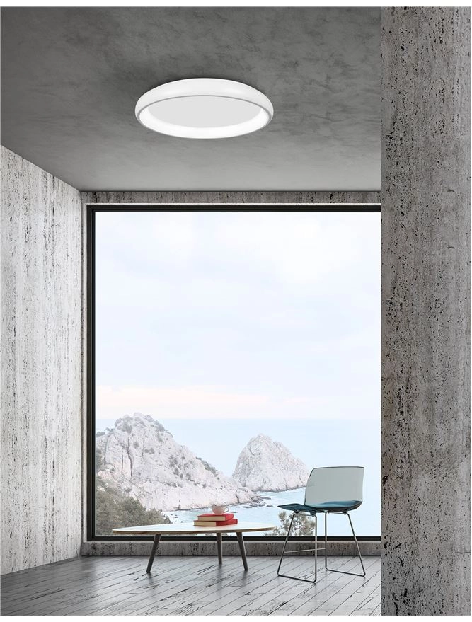 Deckenlampe Albi weiß Ø 61cm Lyora 5212017416971
