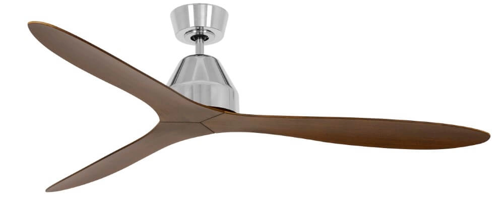 Deckenventilator aus Holz ohne Lampe Whitehaven Ø 143cm IP55