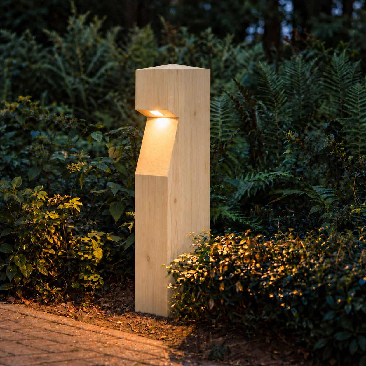 Holzwegbeleuchtung Eye 150 Accoya - 15x15x90cm - 2700K