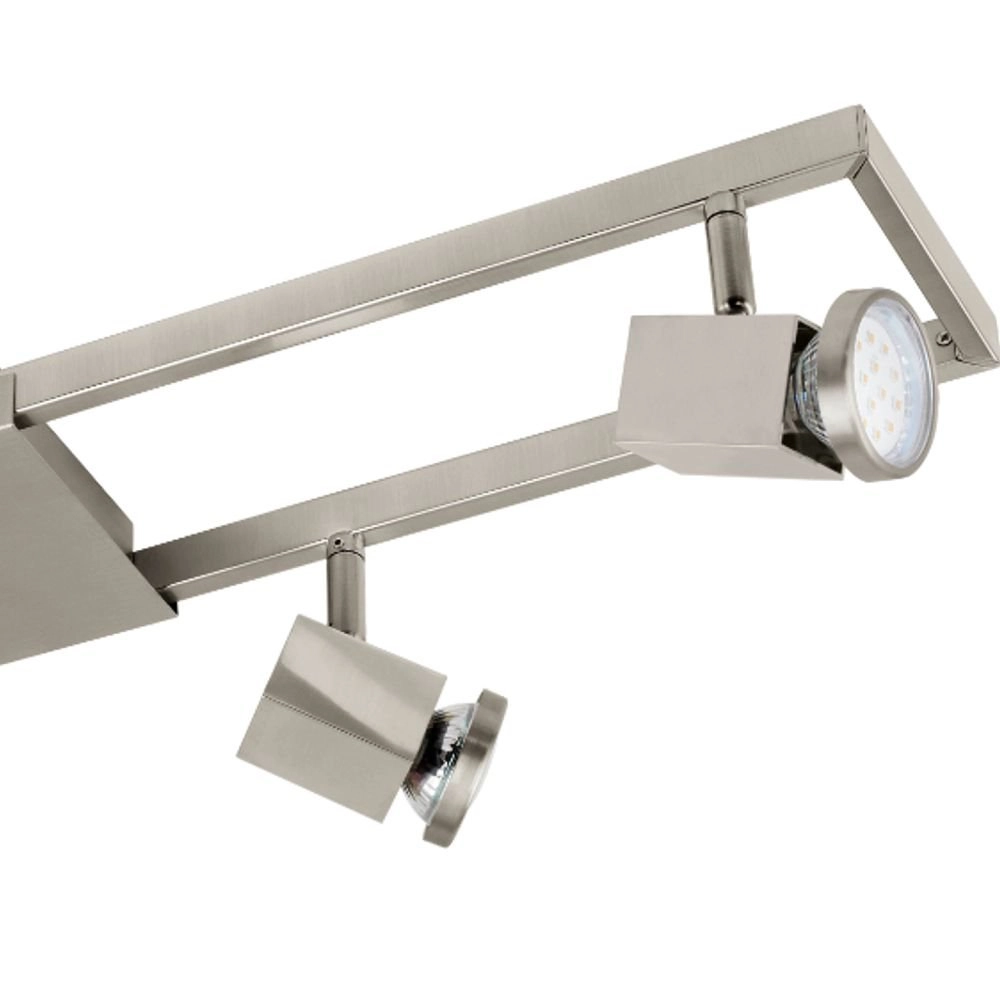 LED-Deckenspot Zeraco 4-Licht-LED-Nickelmatte Eglo 9002759936785