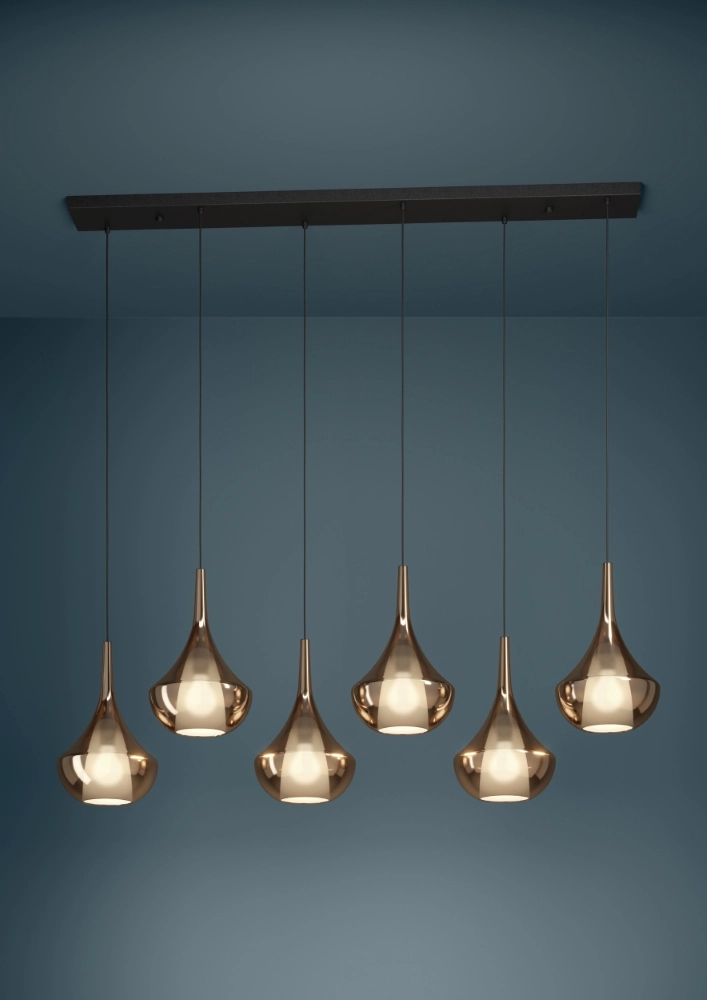 Design-Pendellampe Almoster Gerade 6-Licht Stars of Light 9008606354078