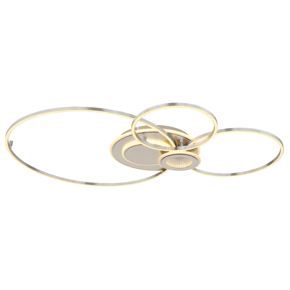 Silbergraue Deckenlampe Beltran Konstruktion Globo 9007371583690