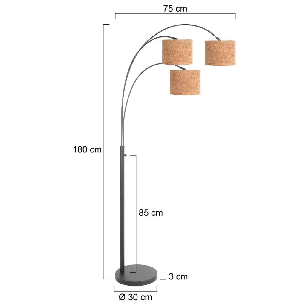 3-Licht Stehlampe Sparkled Light mit Korkkappen Steinhauer 8712746180596