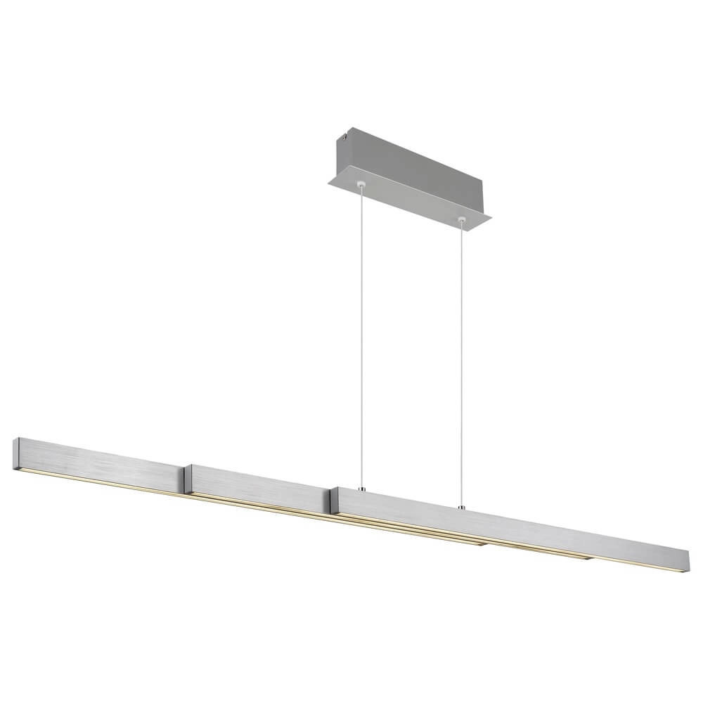Design-Pendelleuchte Ethan 150cm gebürstet Globo 9007371474233
